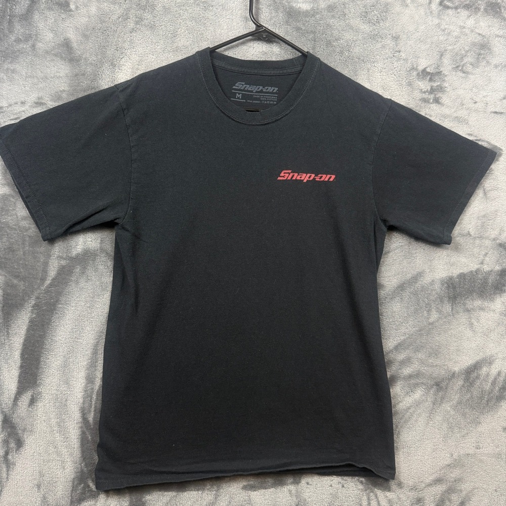 Snap-on T-Shirt Mens Medium Black Built To Last Truck Graphic Short Sleeve Tee